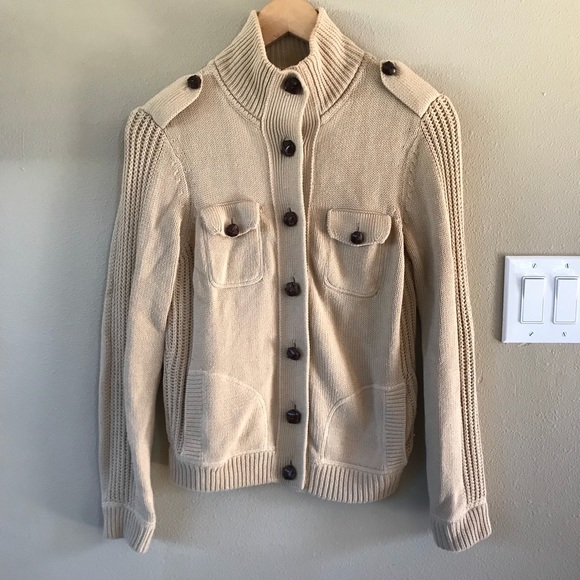 Sold Ralph Lauren Military Camel Sweater S - Picture 6 of 8